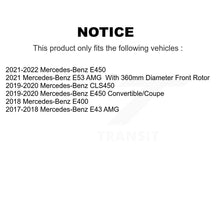 Load image into Gallery viewer, Front Rear Brake Rotor And Ceramic Pad Kit For Mercedes-Benz E450 E400 E43 AMG E53 CLS450 K8T-104664
