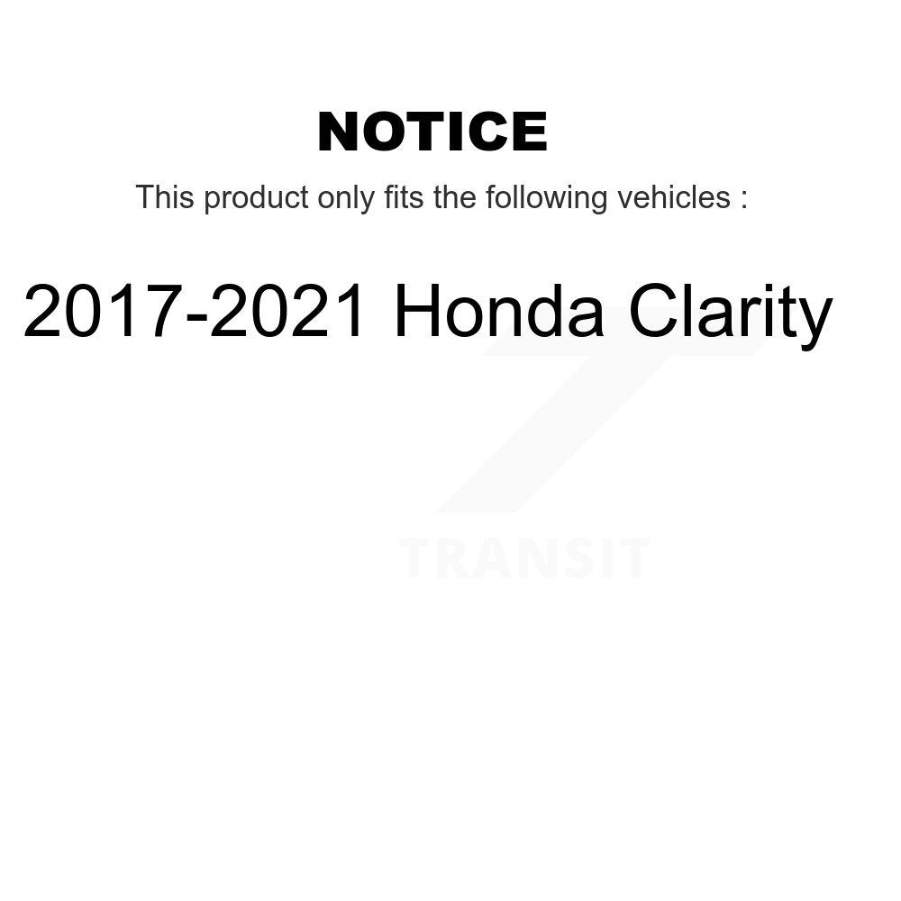 Front Rear Disc Brake Rotors And Ceramic Pads Kit For 2017-2021 Honda Clarity K8T-104675