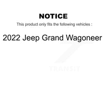 Charger l&#39;image dans la galerie, Rear Disc Brake Rotors And Ceramic Pads Kit For 2022 Jeep Grand Wagoneer