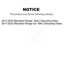 Charger l'image dans la galerie, Front Rear Disc Brake Rotors Ceramic Pads And Drum Kit For 2017-2023 Mitsubishi Mirage G4 K8T-105814