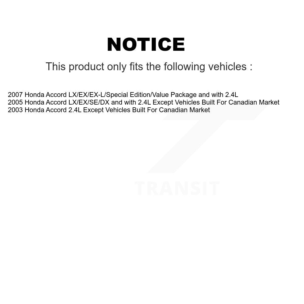 Front Rear Brake Caliper Left Right Side (Driver Passenger) Kit For Honda Accord