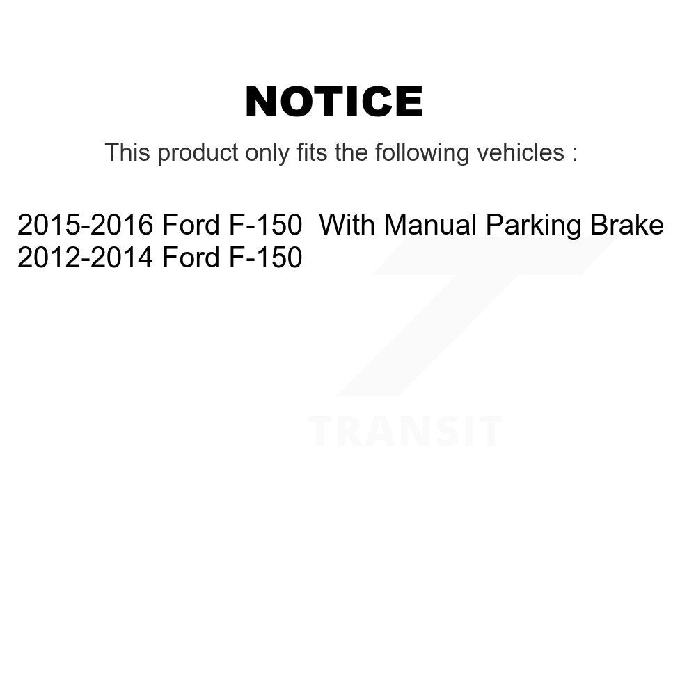 Front Rear Brake Caliper Left Right Side (Driver Passenger) Kit For Ford F-150