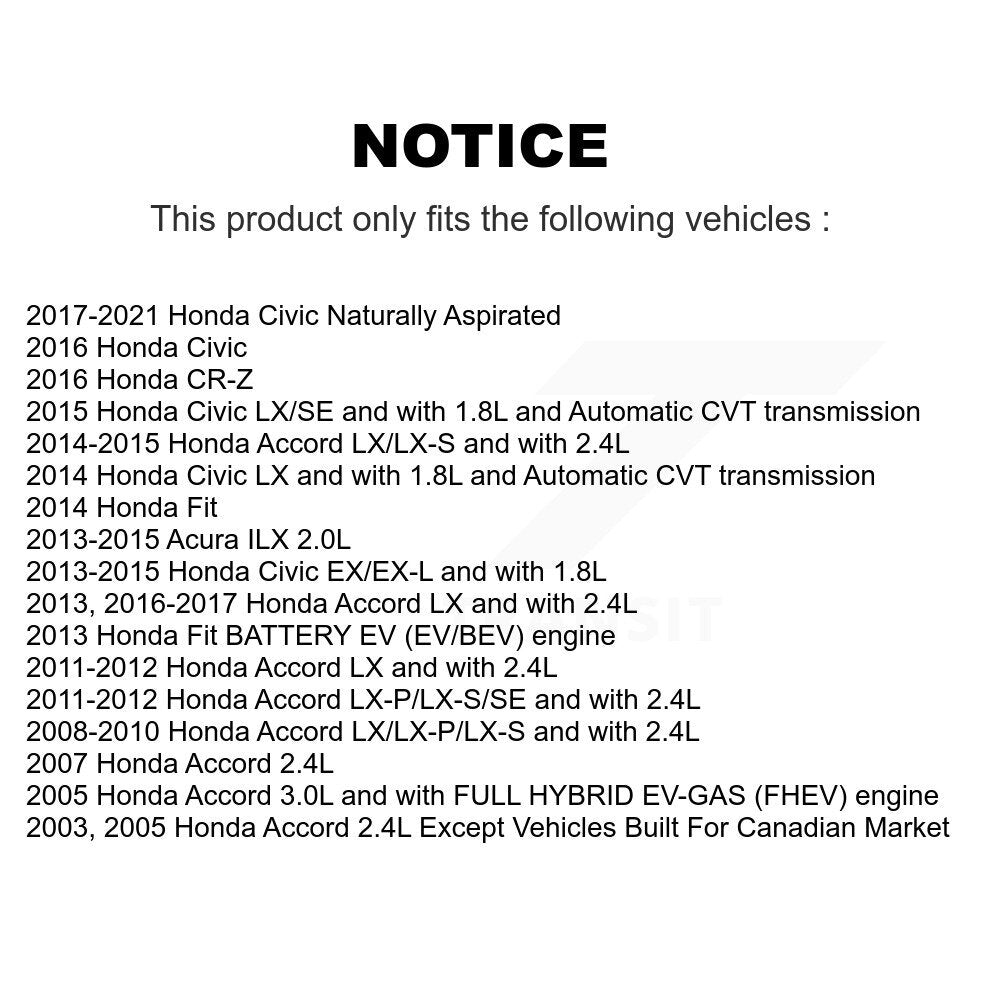 Front Brake Caliper (Left Right) Kit For Honda Civic Accord Fit Acura ILX CR-Z