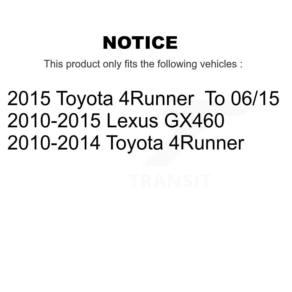Front Disc Brake Caliper Left Right Side Kit For Toyota 4Runner Lexus GX460