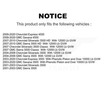 Charger l&#39;image dans la galerie, Kit d&#39;étrier de frein avant pour Chevrolet Express 3500 GMC Savana Silverado HD 4500 