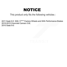 Charger l'image dans la galerie, Kit d'étrier de frein à disque avant gauche droit pour Chevrolet Camaro Saab 9-5 