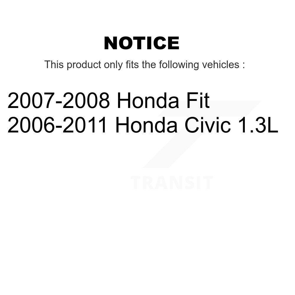 Front Brake Caliper Left Right Side (Driver Passenger) Kit For Honda Civic Fit