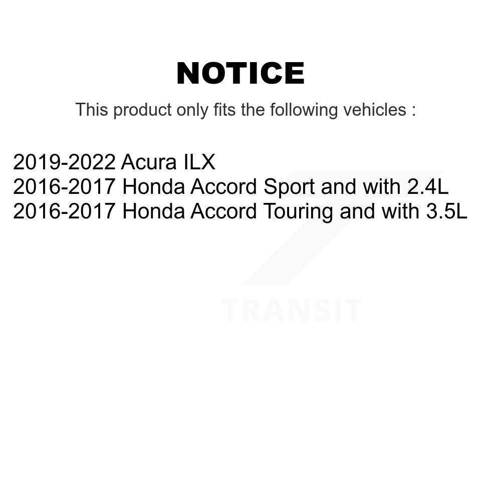 Front Brake Caliper Left Right (Driver Passenger) Kit For Honda Accord Acura ILX