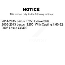 Load image into Gallery viewer, Front Brake Caliper Left Right Side (Driver Passenger) Kit For Lexus IS250 GS300