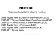 Charger l'image dans la galerie, Front Disc Brake Caliper Left Right Side (Driver Passenger) Kit For Toyota Yaris