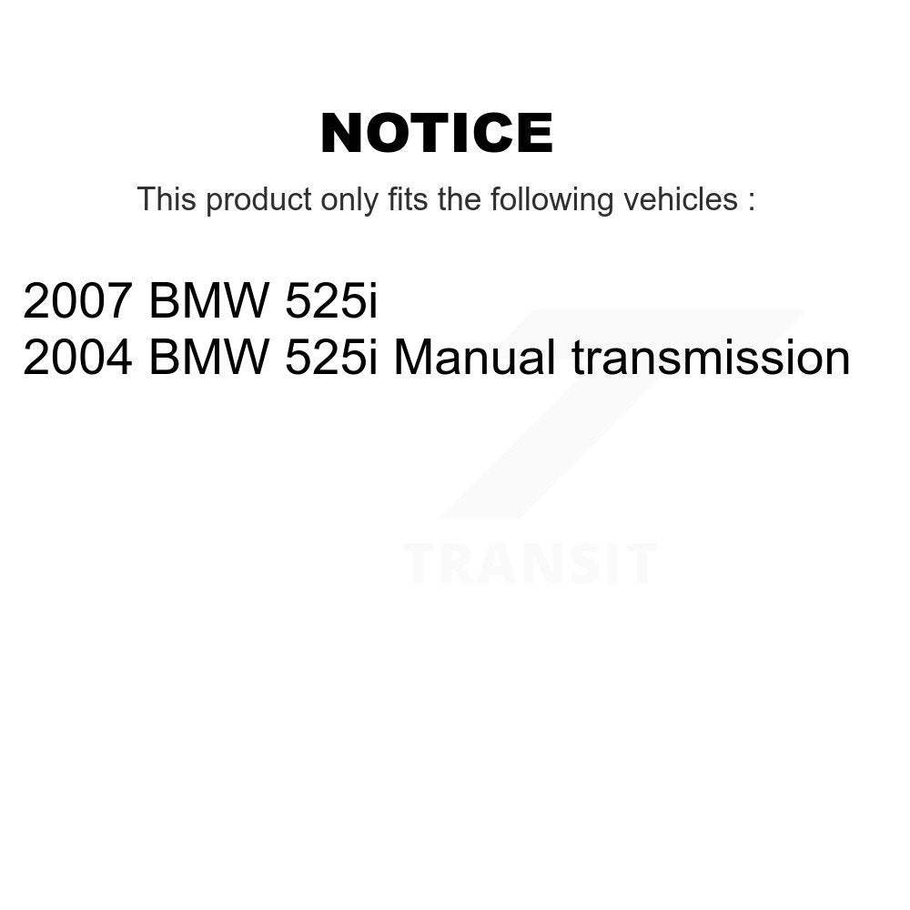 Front Disc Brake Caliper Left Right Side (Driver Passenger) Kit For BMW 525i