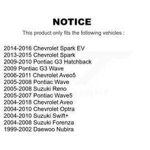 Charger l&#39;image dans la galerie, Front Brake Caliper Kit For Chevrolet Aveo Spark Suzuki Forenza Aveo5 Reno EV G3