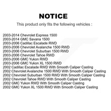 Load image into Gallery viewer, Rear Brake Caliper Kit For Chevrolet Avalanche 1500 GMC Express Yukon Tahoe XL