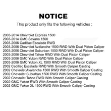 Charger l'image dans la galerie, Rear Brake Caliper Kit For Chevrolet Avalanche 1500 GMC Express Yukon Tahoe XL