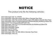 Charger l'image dans la galerie, Rear Disc Brake Caliper Kit For Volkswagen Jetta Rabbit GTI Golf Audi A3 Quattro