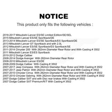 Charger l'image dans la galerie, Rear Disc Brake Caliper Kit For Jeep Dodge Patriot Chrysler Compass Avenger 200