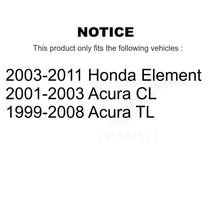 Load image into Gallery viewer, Rear Brake Caliper Left Right Driver Passenger Kit For Acura TL Honda Element CL