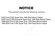 Load image into Gallery viewer, Rear Disc Brake Caliper Kit For Ford E-550 Super Duty F-450 F-550 Econoline
