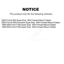 Charger l'image dans la galerie, Rear Disc Brake Caliper Kit For Ford E-550 Super Duty F-450 F-550 Econoline