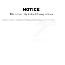 Charger l'image dans la galerie, Rear Brake Caliper Kit For Hyundai Sonata Kia Optima With Manual Parking