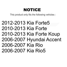 Charger l&#39;image dans la galerie, Rear Disc Brake Caliper Kit For Kia Forte Hyundai Accent Koup Rio Rio5 Forte5