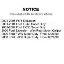 Charger l'image dans la galerie, Rear Brake Caliper Left Right Side Kit For Ford F-350 Super Duty F-250 Excursion