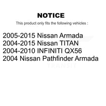Charger l'image dans la galerie, Rear Disc Brake Caliper Kit For Nissan TITAN Armada INFINITI QX56 Pathfinder