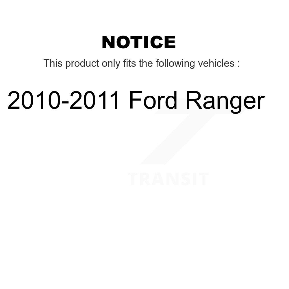 Rear Brake Caliper Left Right (Driver Passenger) Kit For 2010-2011 Ford Ranger