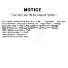 Charger l'image dans la galerie, Rear Brake Caliper Left Right Kit For Chevrolet GMC Blazer S10 Sonoma Jimmy RWD