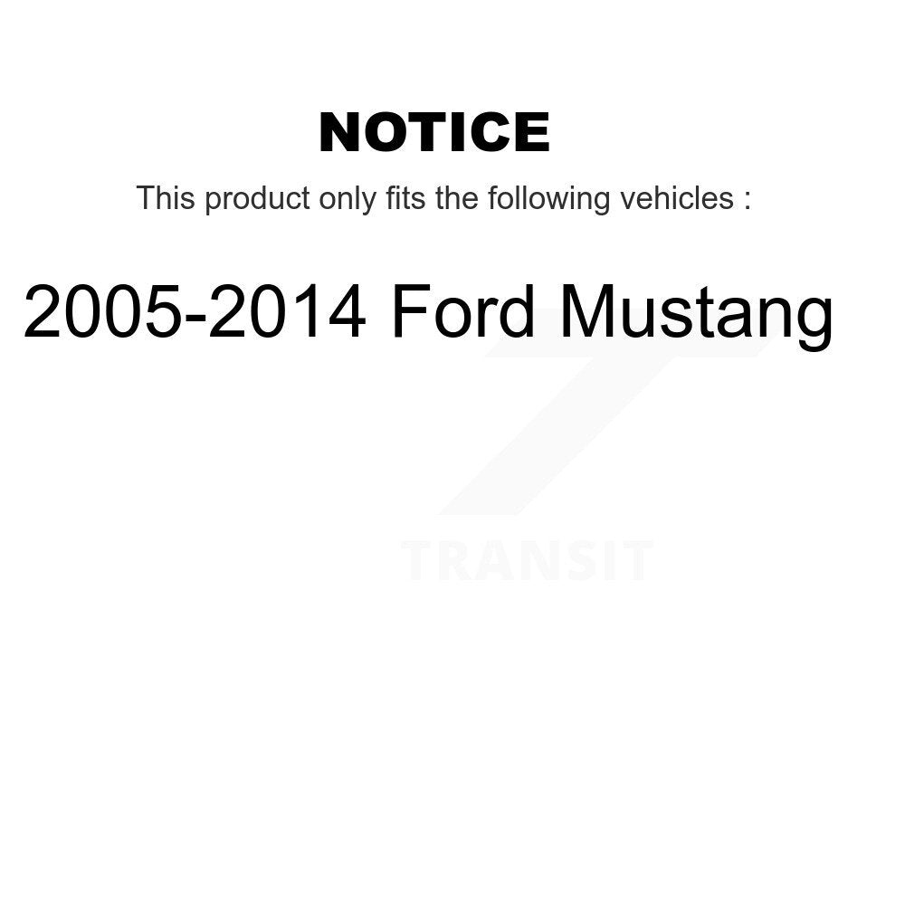 Rear Brake Caliper Left Right (Driver Passenger) Kit For 2005-2014 Ford Mustang