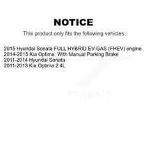 Charger l'image dans la galerie, Rear Brake Caliper Left Right Driver Passenger Kit For Hyundai Sonata Kia Optima