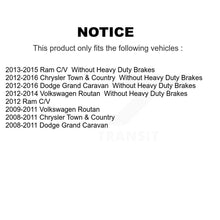 Charger l&#39;image dans la galerie, Rear Brake Caliper Kit For Dodge Grand Caravan Chrysler Town &amp; Country Routan