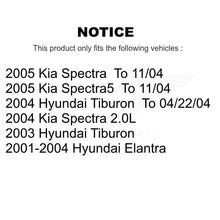 Charger l'image dans la galerie, Rear Disc Brake Caliper Kit For Hyundai Elantra Kia Spectra Tiburon Spectra5