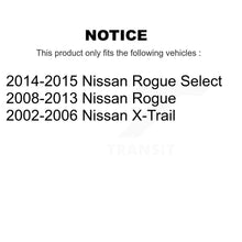 Charger l&#39;image dans la galerie, Rear Disc Brake Caliper Left Right Side Kit For Nissan Rogue Select X-Trail