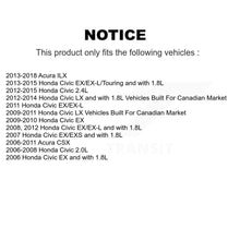 Load image into Gallery viewer, Rear Brake Caliper Left Right Driver Passenger Kit For Honda Civic Acura ILX CSX