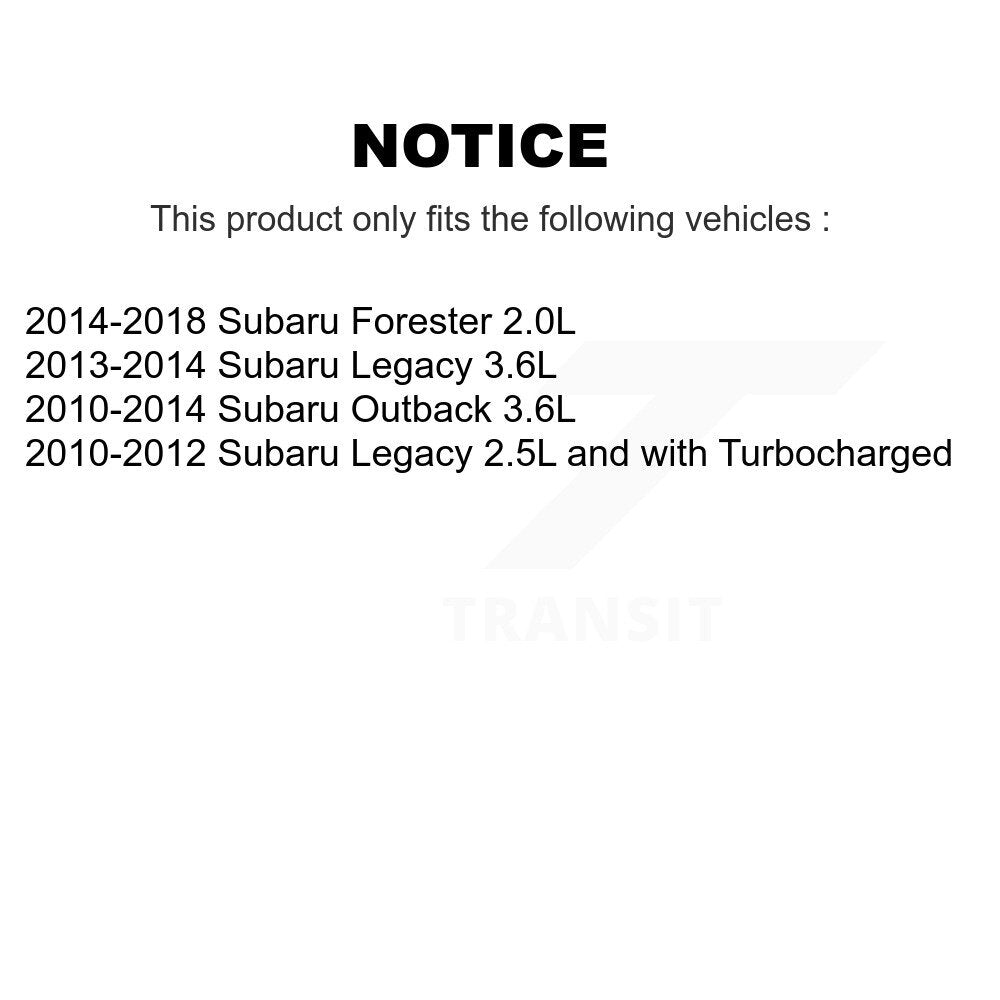 Front Rear Brake Caliper Left Right Side Kit For Subaru Forester Outback Legacy