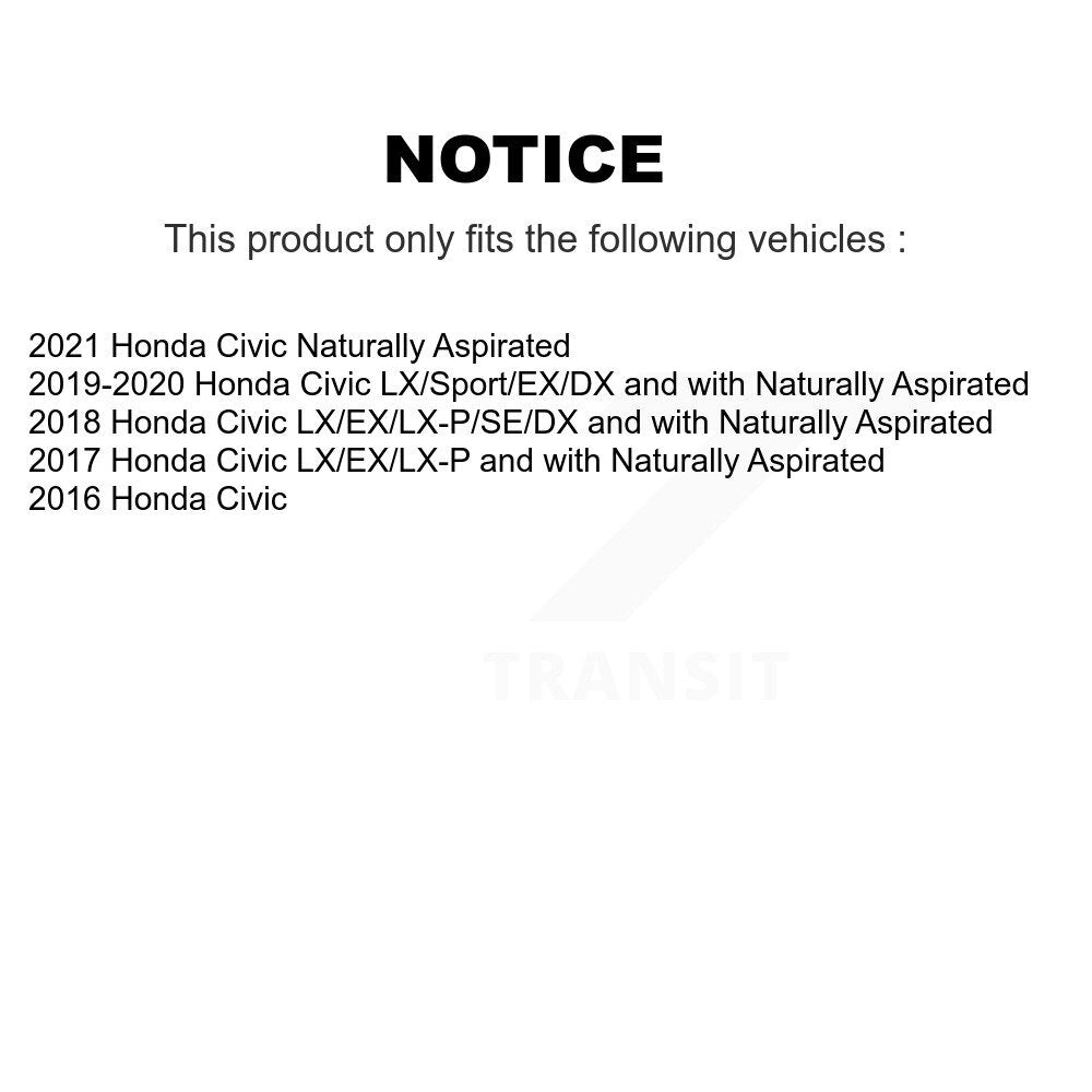 Front Rear Brake Caliper Left Right Side (Driver Passenger) Kit For Honda Civic