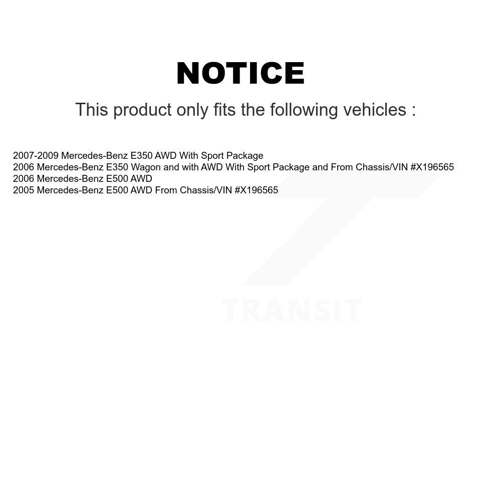 Front Rear Disc Brake Caliper Left Right Side Kit For Mercedes-Benz E350 E500