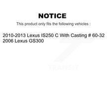 Charger l'image dans la galerie, Front Rear Brake Caliper Left Right (Driver Passenger) Kit For Lexus IS250 GS300