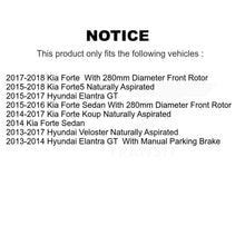 Load image into Gallery viewer, Front Rear Brake Caliper Kit For Kia Hyundai Forte Elantra GT Veloster Forte5