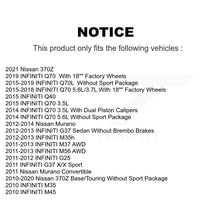Charger l'image dans la galerie, Front Rear Brake Caliper Kit For Nissan Murano INFINITI G37 370Z M37 G25 Q70 M56
