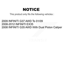 Load image into Gallery viewer, Front Rear Brake Caliper Left Right Side Kit For INFINITI EX35 QX50 QX70 EX37