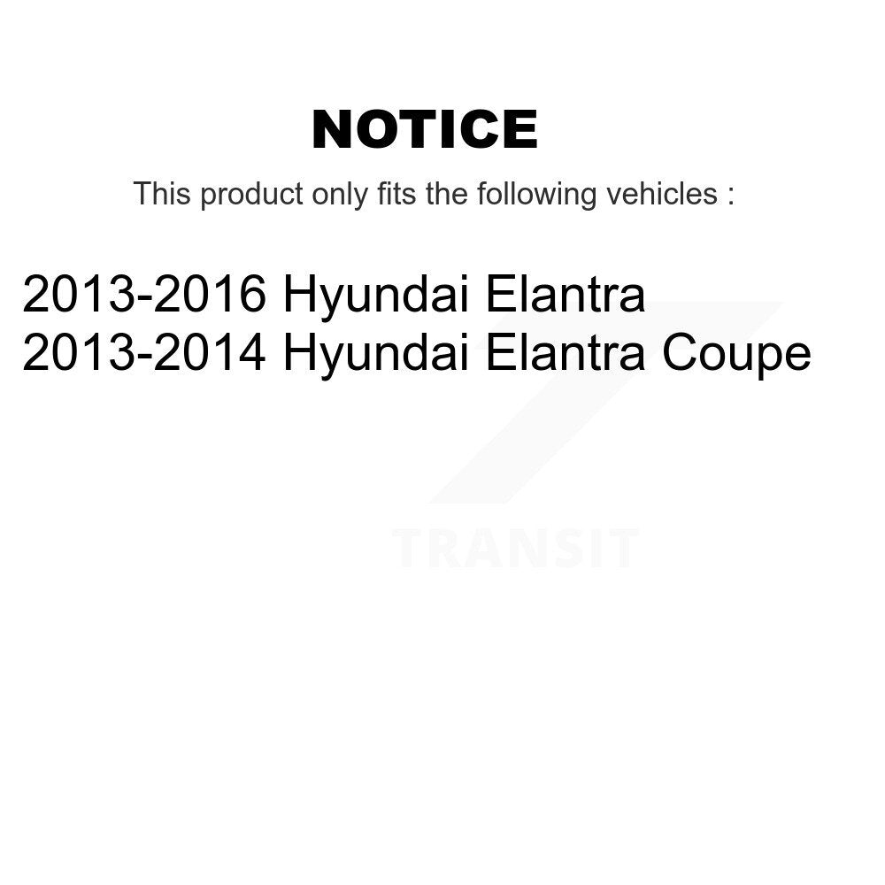 Front Rear Disc Brake Caliper Left Right Side Kit For Hyundai Elantra Coupe
