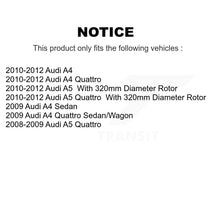 Charger l'image dans la galerie, Front Rear Brake Caliper Left Right Side (Driver Passenger) Kit For Audi A4 Quattro A5 KBC-100776