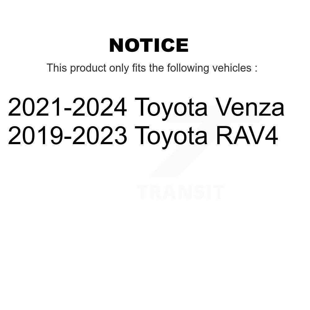 Front Rear Brake Caliper Left Right Side (Driver Passenger) Kit For Toyota RAV4 Venza KBC-100784