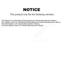 Load image into Gallery viewer, Front Rear Brake Caliper Left Right Side (Driver Passenger) Kit For Mazda 3 Sport 2.0L KBC-100800