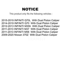 Load image into Gallery viewer, Front Rear Brake Caliper (Left Right) Kit For Nissan 370Z INFINITI M37 Q70 Q70L M56 M35h KBC-100865