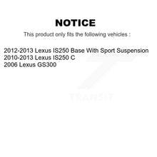 Load image into Gallery viewer, Rear Disc Brake Caliper Rotors And Ceramic Pads Kit For Lexus IS250 GS300 KC8-100002T
