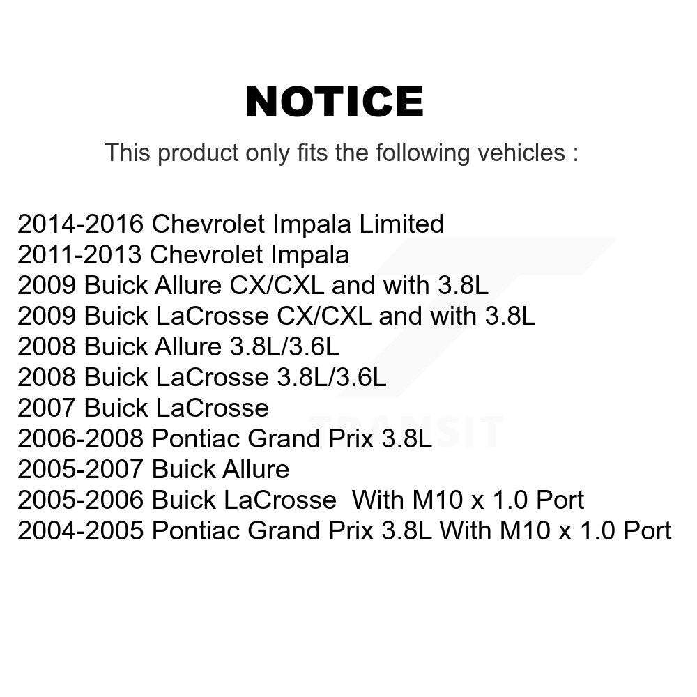 Rear Brake Rotor Ceramic Pad Kit With Calipers For Chevrolet Impala Pontiac Grand Prix