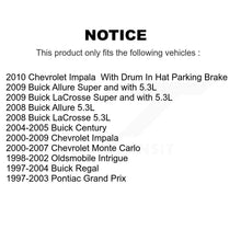 Load image into Gallery viewer, Rear Brake Caliper Rotor Ceramic Pad Kit For Chevrolet Impala Buick LaCrosse Monte Carlo KC8-100011T